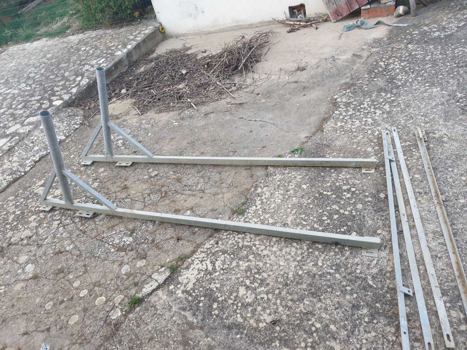 Estrutura ferro galvanizado