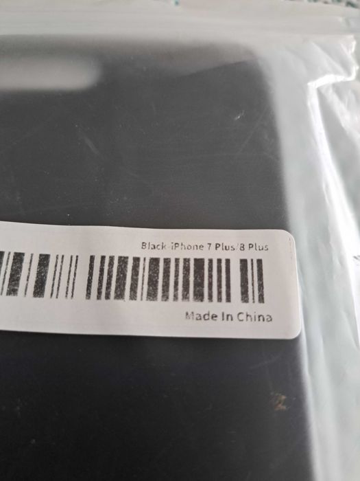 Capa Preta para Iphone 7 Plus / 8 Plus - Nova!