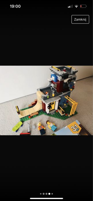 31081 klocki lego 3w1 creator skatepark