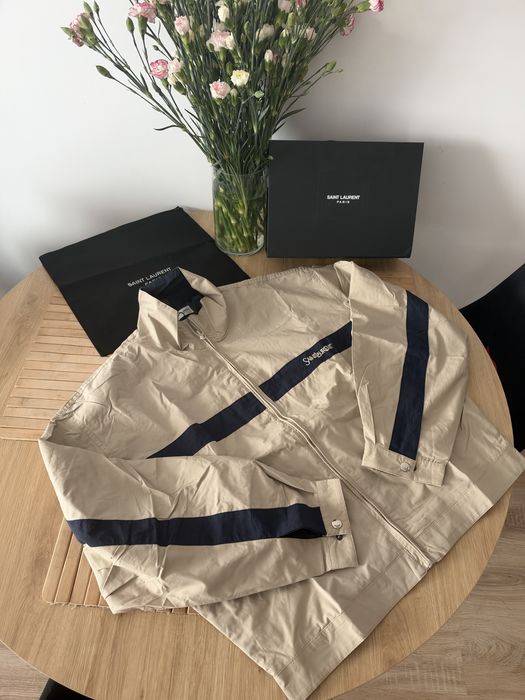 Kurtka YVES Saint Laurent Płaszcz YSL Narzutka Mastic Jacket