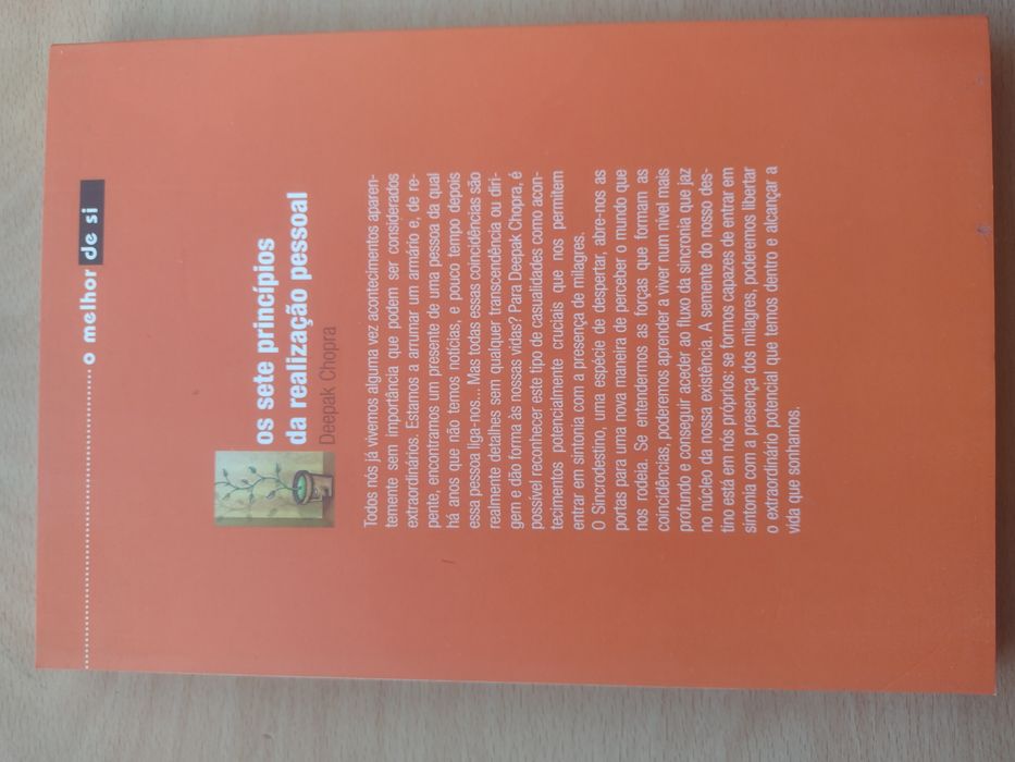 Livro Os Sete Princípios da Realização Pessoal  de Deepak Chopra