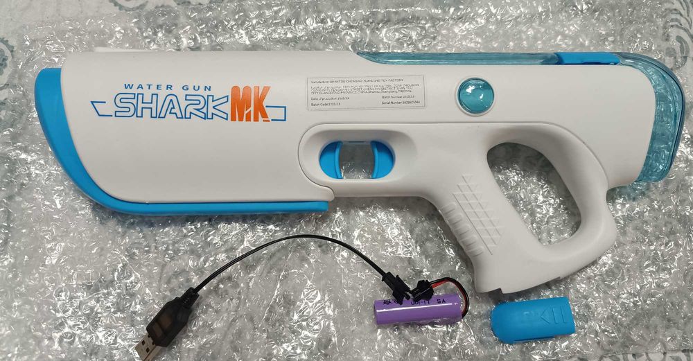 Водяний автоматичний бластер  shark water gun electric