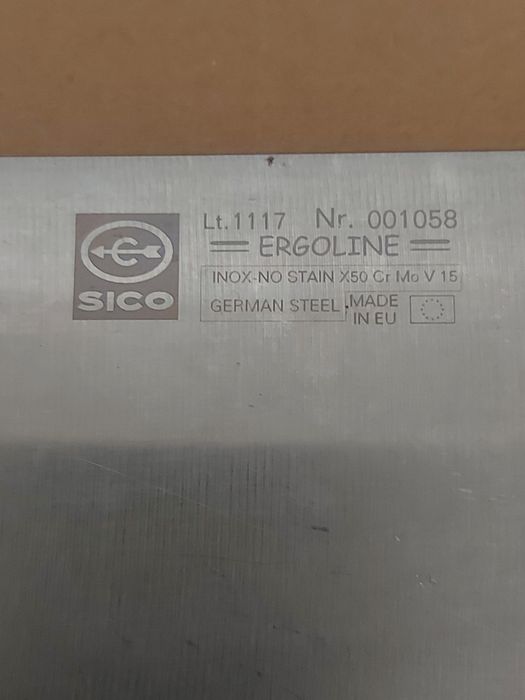 Cutelo grande para Talhos, Peixaria, Cozinha industrial, 46 cm.