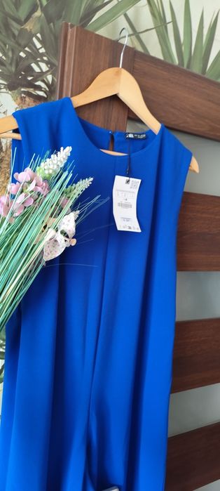 Kombinezon elegancki niebieski Zara nowy