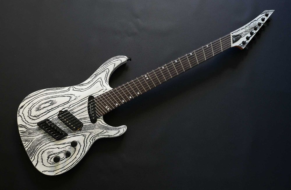 Gitara siedmiostrunowa multiscale Ormsby SX Carved Top 7 multiskala, 2 sety przetworników, gigbag