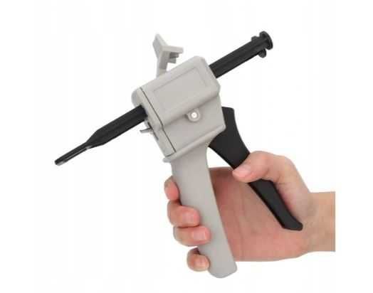 Pistolet, dyspenser do klejów dwu składnikowych