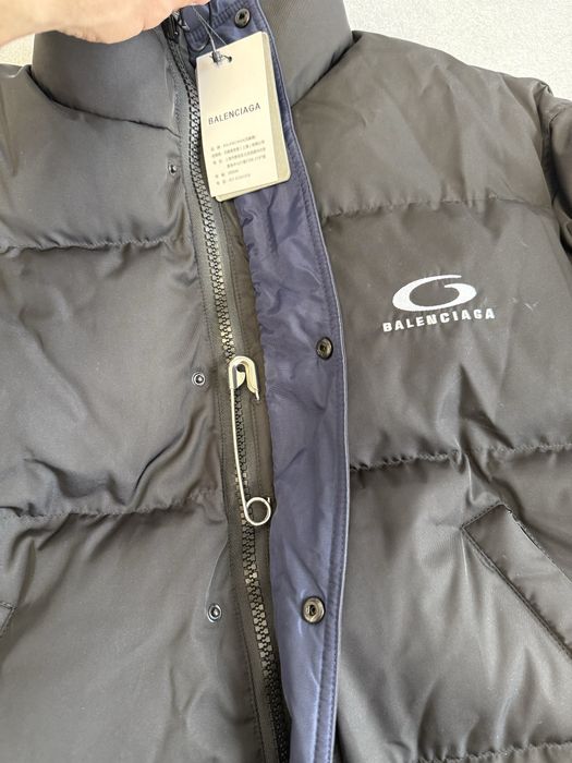 Куртка Пуховик Balenciaga Infinity logo puffer M L vetements prada