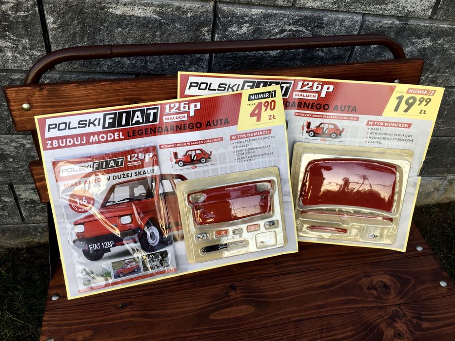 Czasopismo- FIAT 126P HACHETTE MALUCH-auta PRL,model,1/6