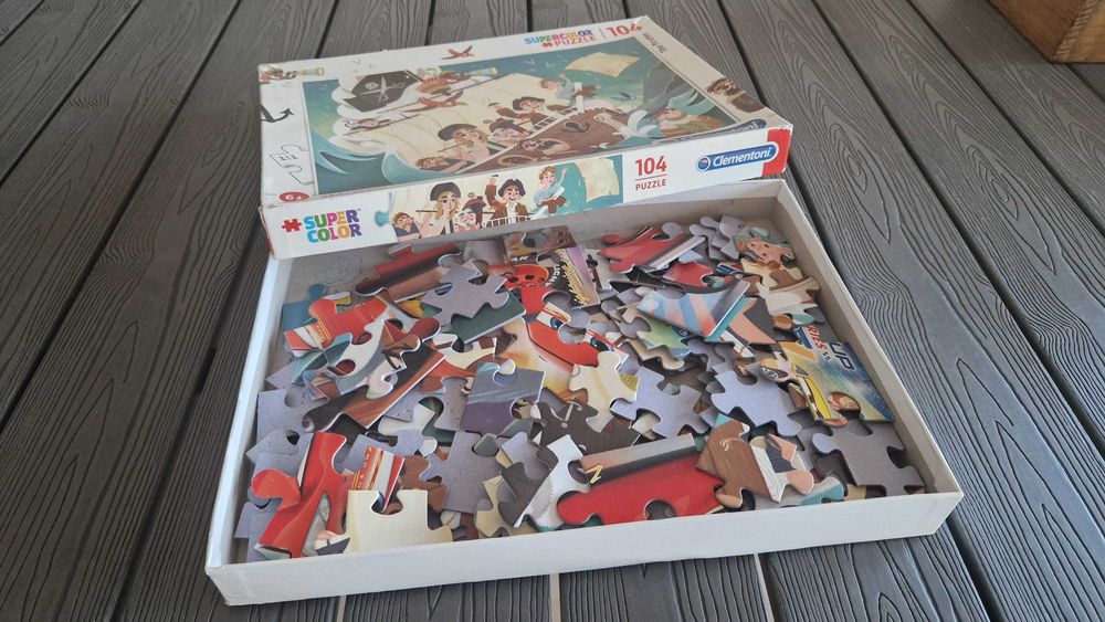 Puzzle Os Piratas Supercolor de 104 peças