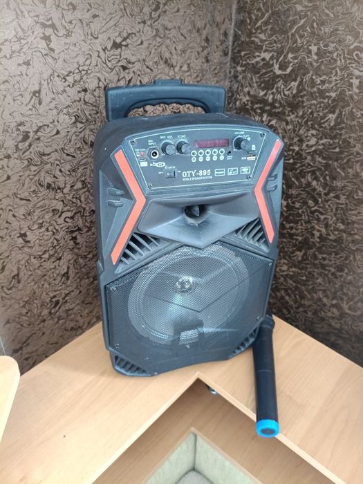 Колонка караоке, блютуз колонка большая
