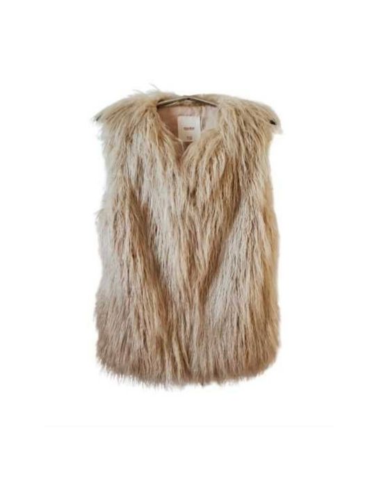 Kamizelka ,futerko puchate,włochate,dlugie Pull&Bear rozm. S