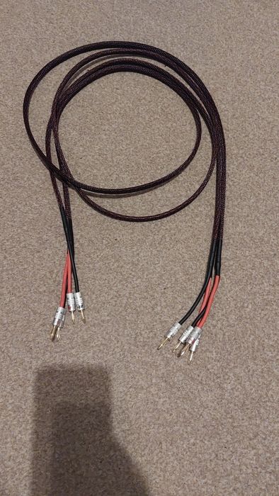 Kable głośnikowe audio  2x4mm/2x2m