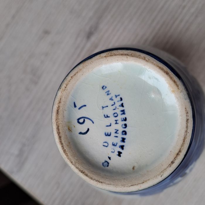 Wazonik ceramiczny holenderski  Delft.