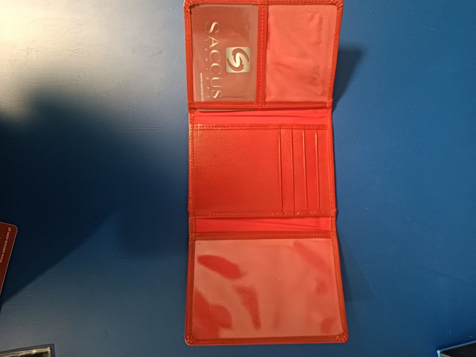 Etui na dokumenty, trzy szt z naturalnej skóry