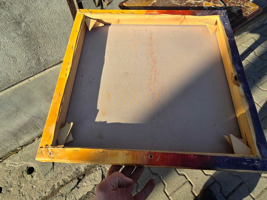 Stary obraz olejny na płótnie  new look  kobiety podpisany