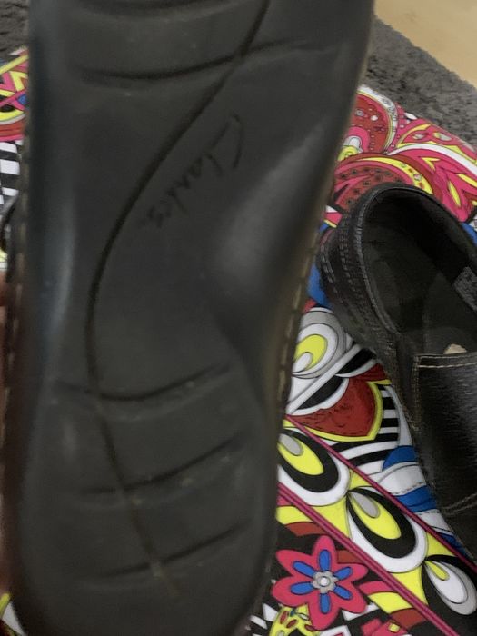 Туфли осенние, кожа ,Clarks размер40