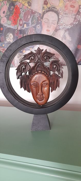 Busto tribal decoração