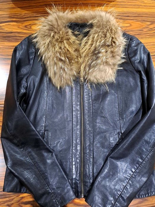 Casaco pele e pêlo