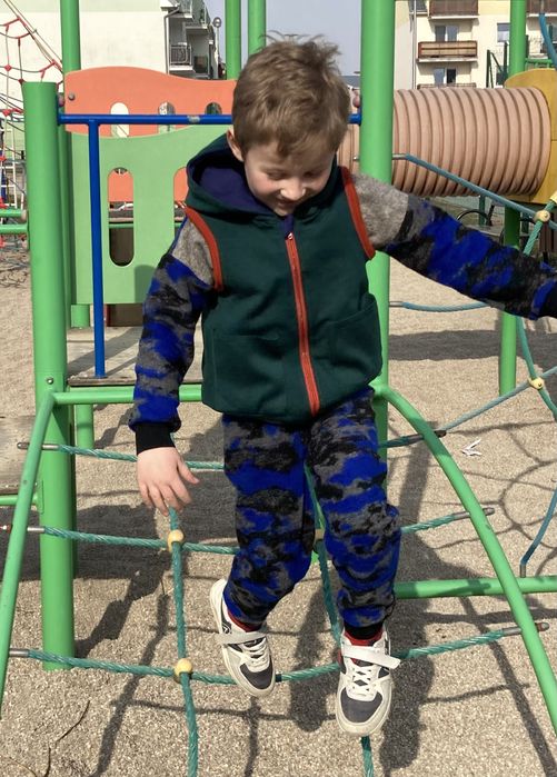 Kamizelka bezrękawnik merino wełniana 62/68 cm  100%  wełna wool