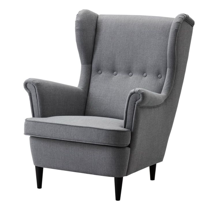 Poltrona cinza como nova