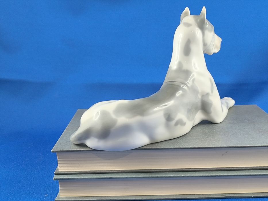 Dog niemiecki Łomonosow LFZ #pies #porcelana #dekoracja #Rosja #ZSRR