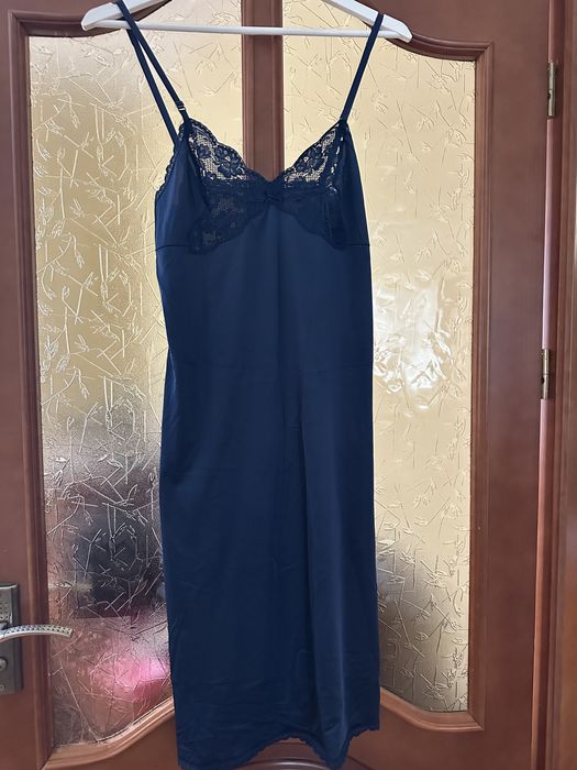 Синя нічна сорочка, розмір s-m, нова