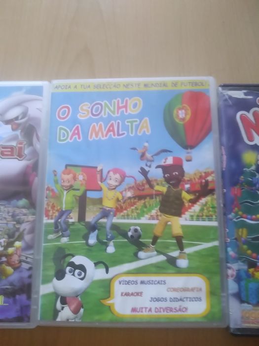 Conjunto DVDs infantis