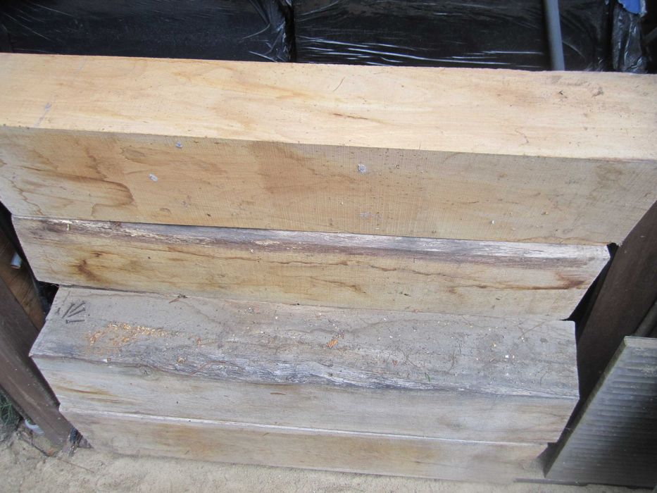 belka blok kłoda dębowa 100 x 15,5 x 21 cm