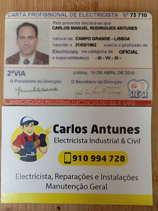 Electricista geral  reparações e  instalações..