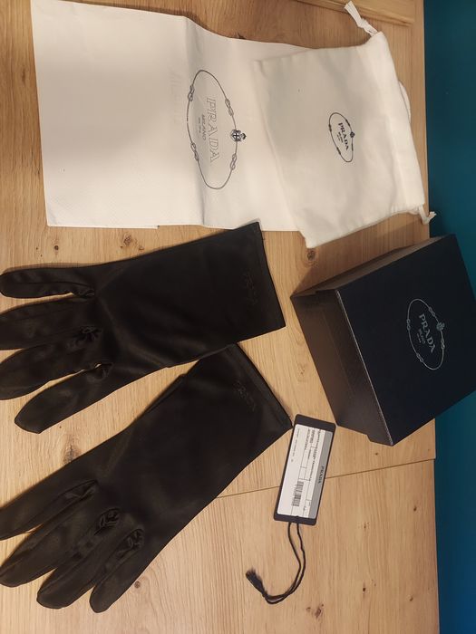 Rękawiczki PRADA Milano rozmiar M tg.7,5