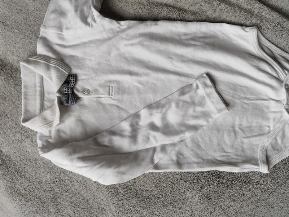 Nowe białe body roz. 92/98