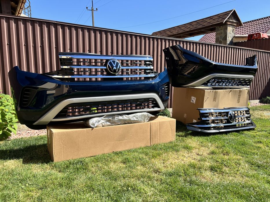 Бампер решітка Атлас VW Atlas / Atlas Cross Sport 2020-2023 Volkswagen