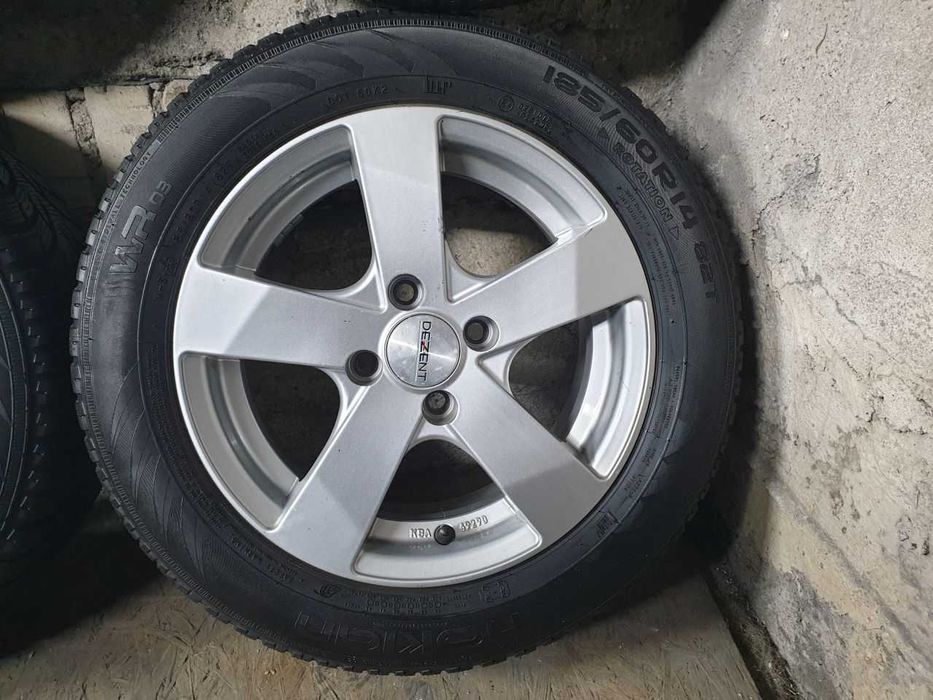 Felgi aluminiowe Dezent R14 4x100 6JX14H2 ET 35 Renault Kia Opel VW