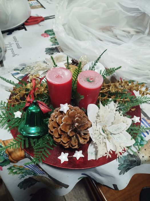 Centros de mesa de natal