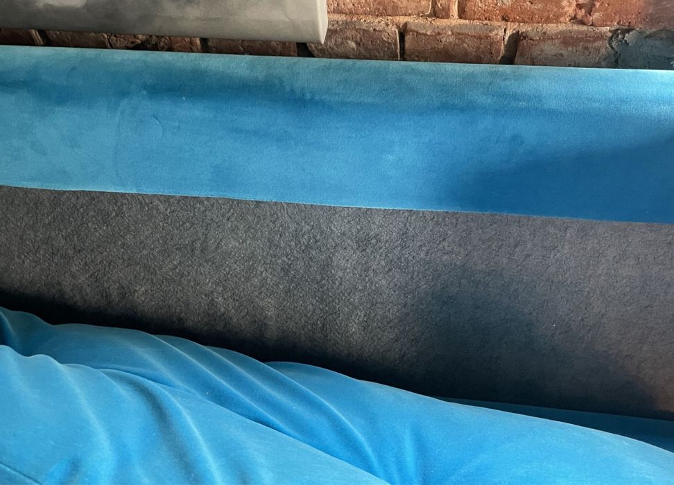 Sofa narożnik  niebieski