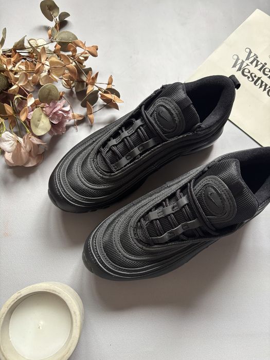 Кросівки Nike Air Max 97 Black premium | Кроссовки Найк чоловічі жіночі