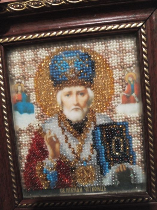 Бисер,Икона Николая Чудотворца