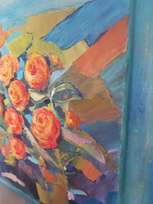 "Róże"-obraz olejny
