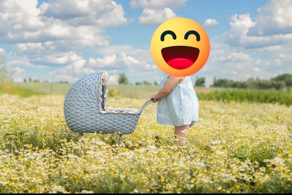 Wózek dla lalek wiklina / lite drewno  do sesji zdjęciowej