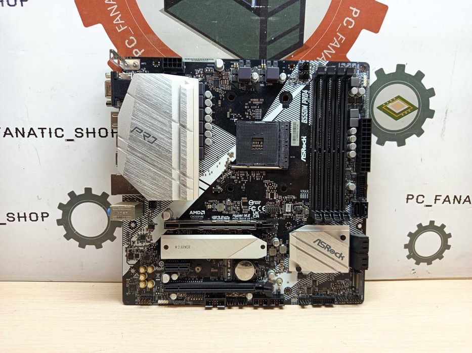 Материнська плата ASRock B550M Pro4 (sAM4, AMD B550, PCI-Ex16)