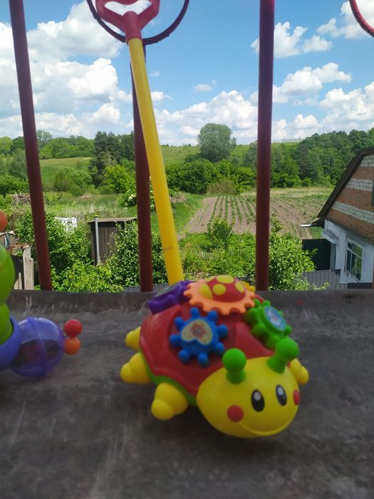 Іграшка ааталка їжачок та гусениця
