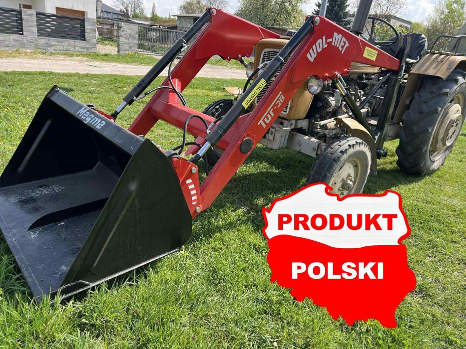 PROMOCJA-Ładowacz czołowy WOLMET 2B euro ramka-DOSTAWA pod adres-MONTAŻ tur T25 c330 tur c360 RATY tur ursus tur zetor 5011 ZETOR 7011