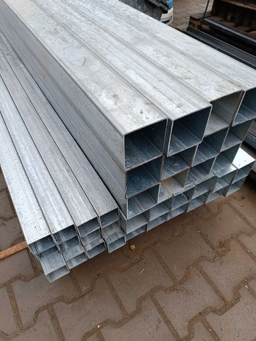 Profil ocynkowany 100x100x3mm słupek profile cynkowane stalowe