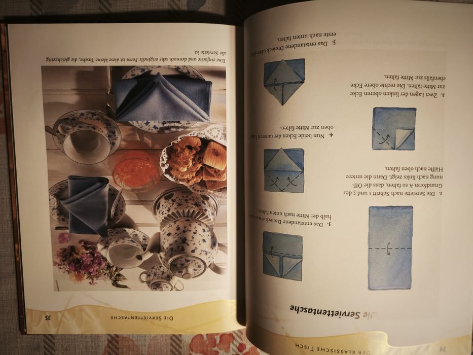 Книжка по складанню серветок