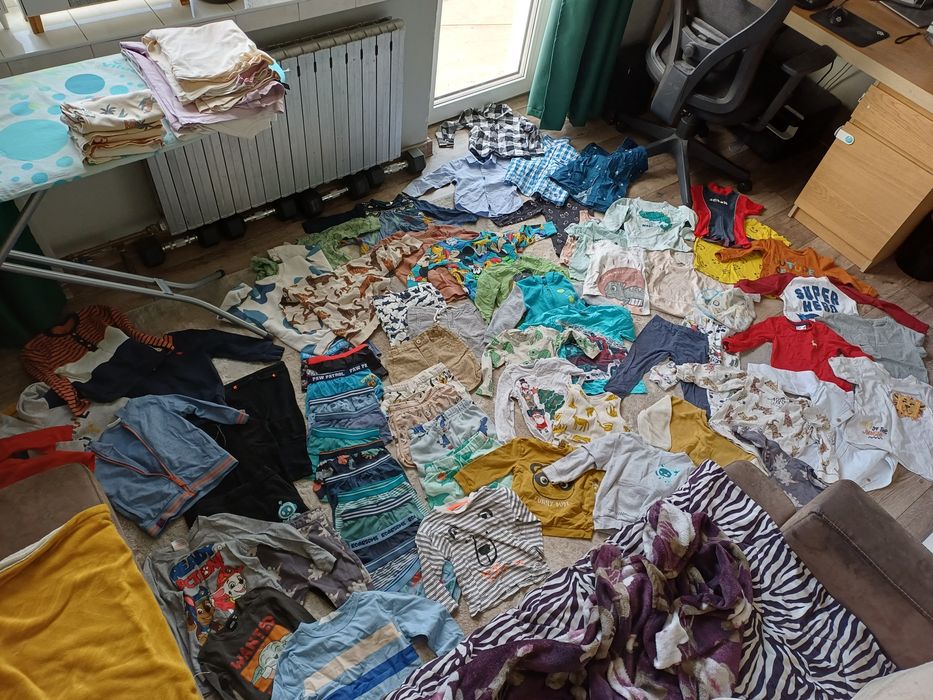 Mega paczka ciuchów od 86 do 116