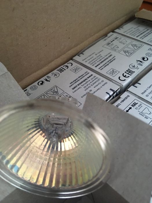 10x 50w 12v gu5.3 36º halogénio - sobretudo Osram