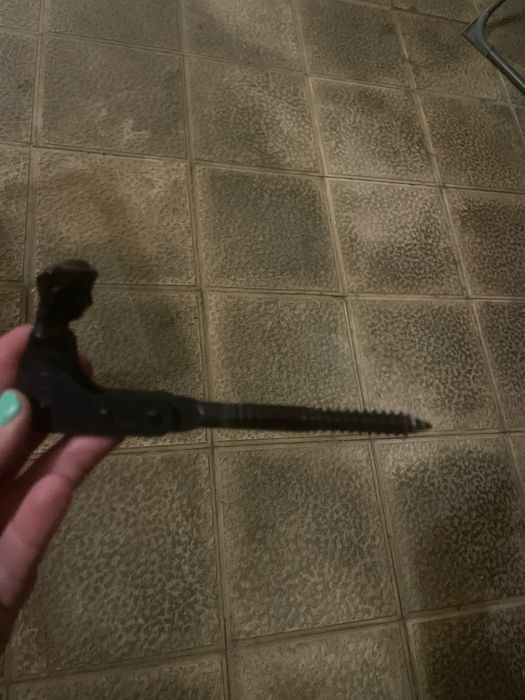 Batente de portada para aparafusar aço preto