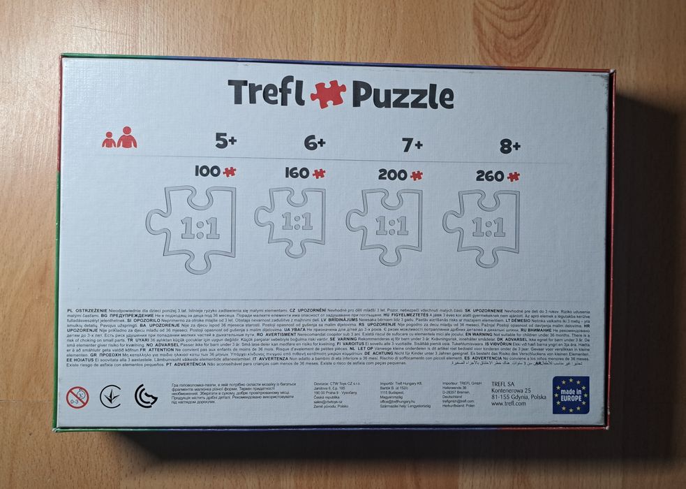 3x Puzzle 160 el.
