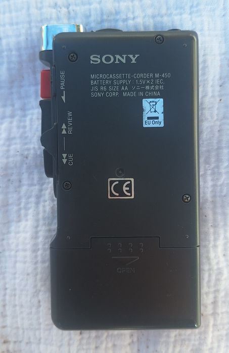 Gravador Sony M-450 Microcassette