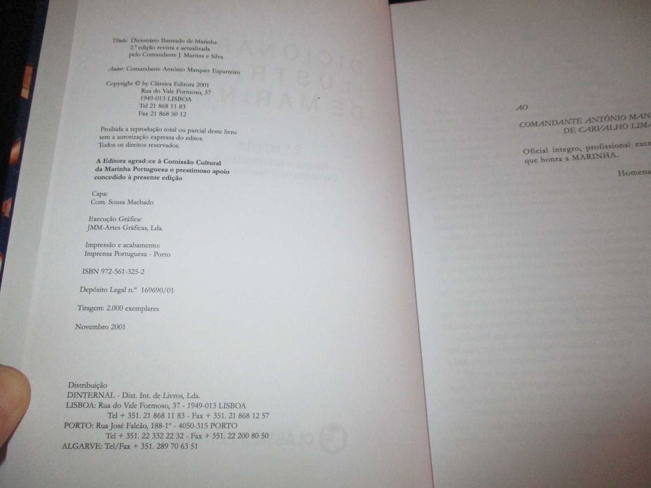 Livro Dicionário Ilustrado de Marinha António Marques Esparteiro